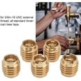 thumbnail image 3 of ZOUSSIQI 5 Pcs Insert en Laiton à Double Filetage, Coupleur de Fût de Bière, Poignée de Robinet de Bière, Poignées de Robinet de Bière, Installation Manuelle, Écrous pour Filetage Externe 3/8 Po16 UNC CA919-25050, 3 of 9