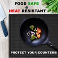 thumbnail image 5 of AXIESO Tapete de silicona para barra – Tapete de goteo resistente al calor y apto para alimentos de 1/2 pulgada de espesor – Tapetes contra derrames para encimera – Tapete de servicio para cocina, caf, 5 of 5