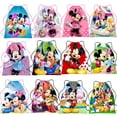 thumbnail image 2 of 6/24pcs Disney The Red Minnie Mickey Mouse Birthday Party Gifts Non-woven Drawstring Bags Kids Favor Swimming School Backpacks, 2 of 5