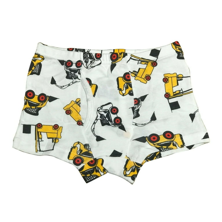 B&Q 6 PK Cotton Toddler Little Boys Kids Underwear Boxer Briefs Size 4T 5T  6T 7T 8T