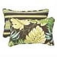 thumbnail image 3 of Pillow Perfect Inc. 353418 Tropique|Lyndhurst Green Rectangle Throw Pillow (Set of 2), 3 of 3