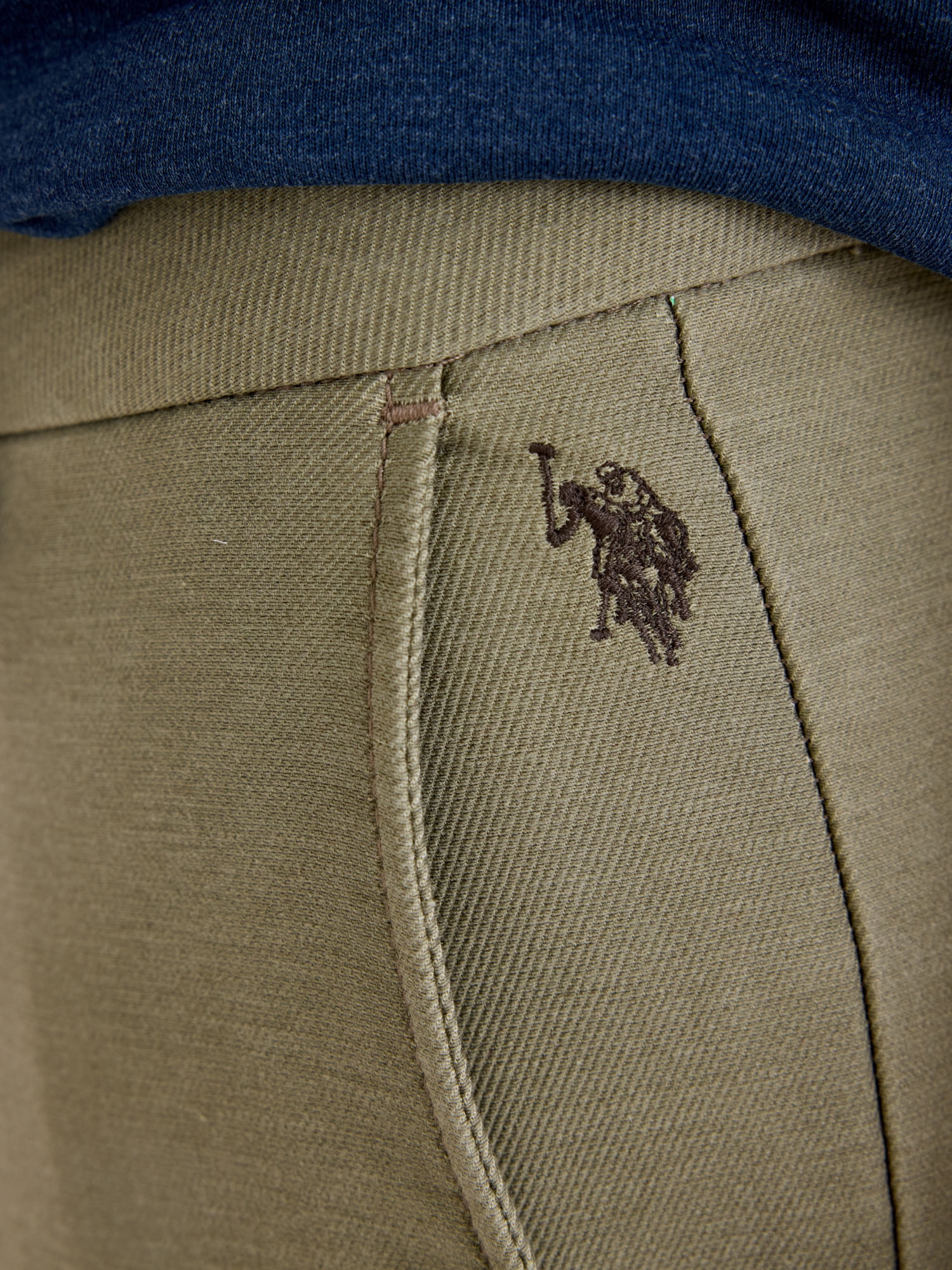 U.S. Polo Assn. Men's Slim Straight Knit Chino Pant