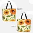 thumbnail image 3 of Xecao Sunflowers And Butterflies for Tote Bag: spacious with inner pockets, ideal for work, shopping, or travel., 3 of 9