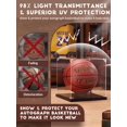 thumbnail image 4 of Expositor de baloncesto JupDec, acrílico transparente, tamaño completo, 10, 4 of 6