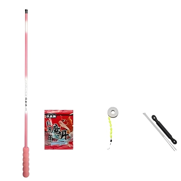 Short Jointed Child Friendly Fishing Rod with Ergonomic Handle Durability Telescopic Fishing Rod for Rivers And Pond