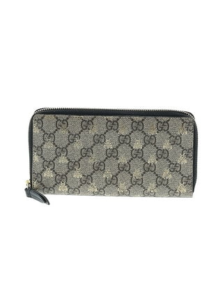 Gucci Wallet for Women, Leather Zip Around Blue 354488