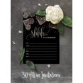 thumbnail image 4 of Inkdotpot Surprise Party Invitations with Envelopes, Black, 5 x 7 in, 30-Pack, 4 of 7