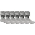 thumbnail image 4 of Yacht & Smith 6 Pairs Men's Cotton Extra Heavy Slouch Socks, Thick Boot Sock for Men, 4 of 6