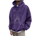 thumbnail image 2 of Sudadera con capucha para hombre, sudadera con capucha con letras estampadas, jersey de manga larga, sudadera con capucha para hombre, abrigo de poliéster, 2 of 5