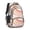 Pink and Gold, variant on Grey and Gold Marble Pattern Cute School Backpack Bag with Padded Back and Adjustable Shoulder Straps 16.9 X 12.6 X 5.9 Inches