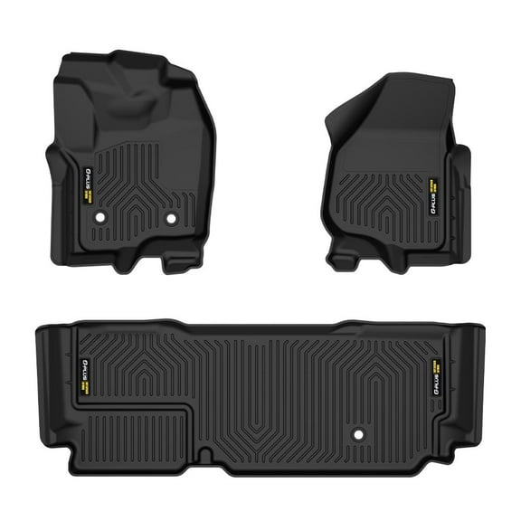 All Weather TPE Floor Mats Fit For 2012-2016 Ford F250 F350 SuperCab