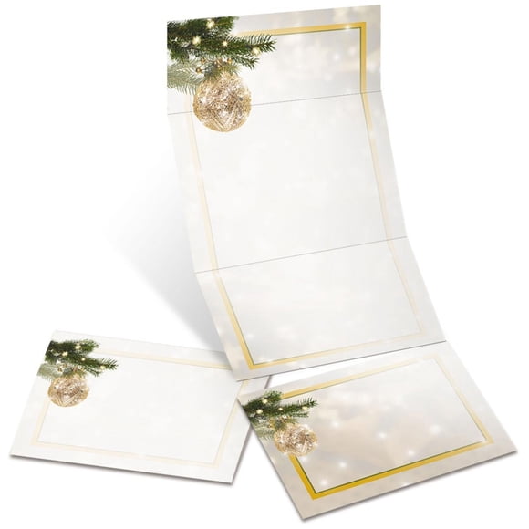 PaperDirect Golden Glitz Seal and Send Invitations, 28 Count