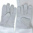 Beekeeping Gloves Goatskin Bee Keeping with Vented Beekeeper Long