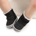 thumbnail image 4 of Toddler Boots Soft Non-Slip Sole Plush Lining Warm Winter Boots For Toddlers 0-18M, 4 of 6