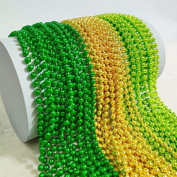 Way To Celebrate St. Patrick's Day 24 Pack Beaded Necklaces