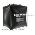 thumbnail image 3 of Miangastore 1 Set Solar Shower Bag Camping Shower Bag Solar Heating Bag Pouch for Outdoor, 3 of 8