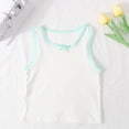 thumbnail image 6 of Sleeveless Tank Top for Girls Sweet Bow Detail Scoop Neck Camisole Kids Casual Daily Undershirt Playwear Summer Active Outfits for Teen, 6 of 6