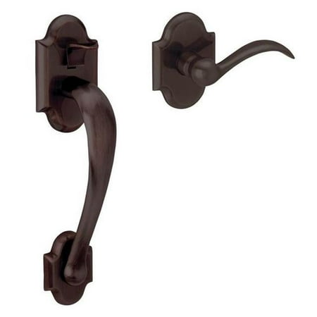 Baldwin Brass Handles Baldwin 85353003ACRH Lifetime Polished Brass Boulder Sectional Entry Right Handed Handle Set Kit with Interior Boulder Lever ()