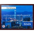 thumbnail image 3 of ArtToFrames 32x24 Inch - 81.28x60.96 CM Brown Puzzle Frame for 1500 piece Puzzles.1.25 Inch Custom MDF Puzzle Frames, Mahogany - Comes with Economy Acrylic, 3 of 6