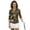 Camo Forest, variant on Uorisanigo Camo Forest Women's Golf Shirt Soft Polyester Spandex Fabric Women's 3/4 Sleeve Athletic Golf Shirts Comfortable Fashion Zip Up Collar Tennis Tops Outing Wear Size S