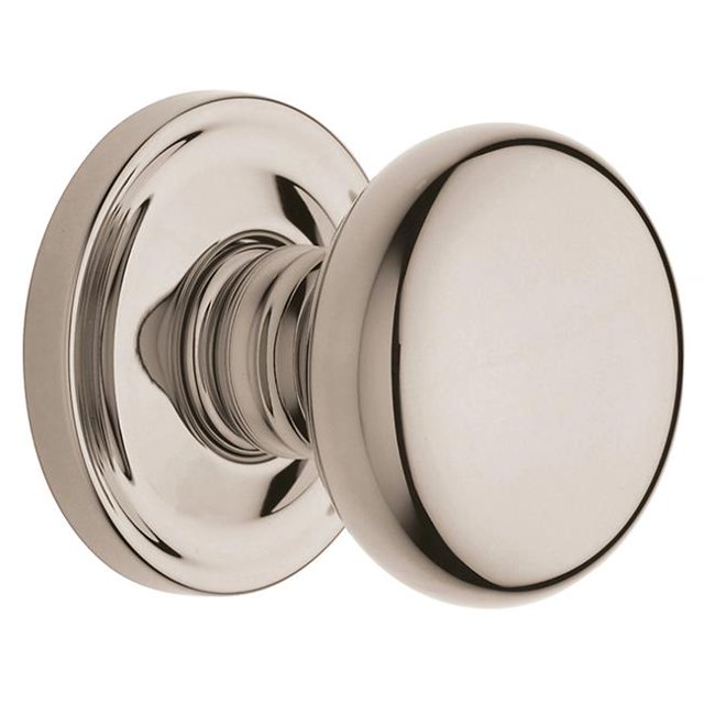 Baldwin 5015055FD Polished Nickel Full Dummy Estate Knob Set