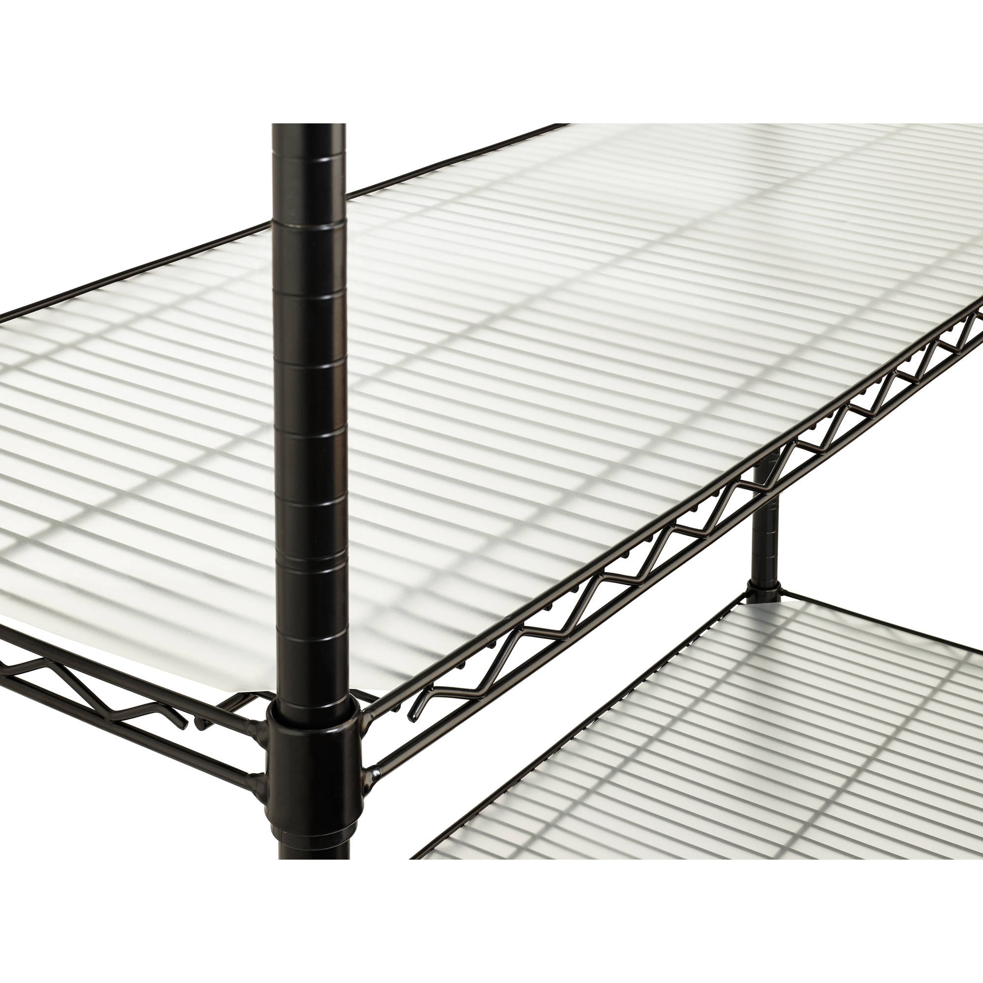 Hyper Tough 4Shelf Commercial Grade Wire Shelving System with Bonus Shelf Liner 856607004701 eBay