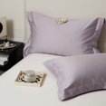 thumbnail image 1 of Nvzi 1 funda de almohada de algodón Clásica y atemporal, funda de almohada simple de color puro, con cualquier cama es brillante 18,9 x 29,13 pulgadas (lila), 1 of 5