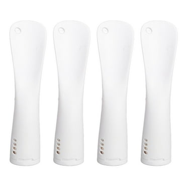 4pcs Scented Shoe Horn Jasmine Fragrance Odor Removal Reusable Short Shoe Helper with 20pcs Zeolite White Bienvenido