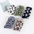 thumbnail image 3 of 5Pair Women Warm Soft Plush Slipper Sock Winter Fluffy Microfiber Crew Socks Casual Home Sleeping Fuzzy Cozy Sock, 3 of 6