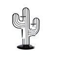thumbnail image 1 of Advancent Macetero de cristal metálico, decoración elegante para escritorio o hogar, y diseños, soporte para florero Jardín y Patio cactus, 1 of 6