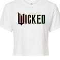 thumbnail image 3 of Wicked - Theatrical Rainbow Logo - Juniors Cropped Graphic T-Shirt, 3 of 5