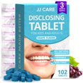 thumbnail image 1 of Dislosing Tablets JJ CARE, 102 unidades, para eliminar la placa dental, 1 of 8