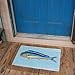 thumbnail image 2 of Betsy Drake DM010 Dolphin Fish Door Mat 18"x26", 2 of 2