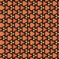 thumbnail image 1 of Ahgly Company Tapis d'Intérieur Lavable à la Machine, Carré, Transitionnel, Orange, Tapis de Zone, 8 Pieds Carré, 1 of 7