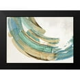 thumbnail image 2 of PI Studio 24x18 Black Modern Framed Museum Art Print Titled - Modern Blue Ring, 2 of 5