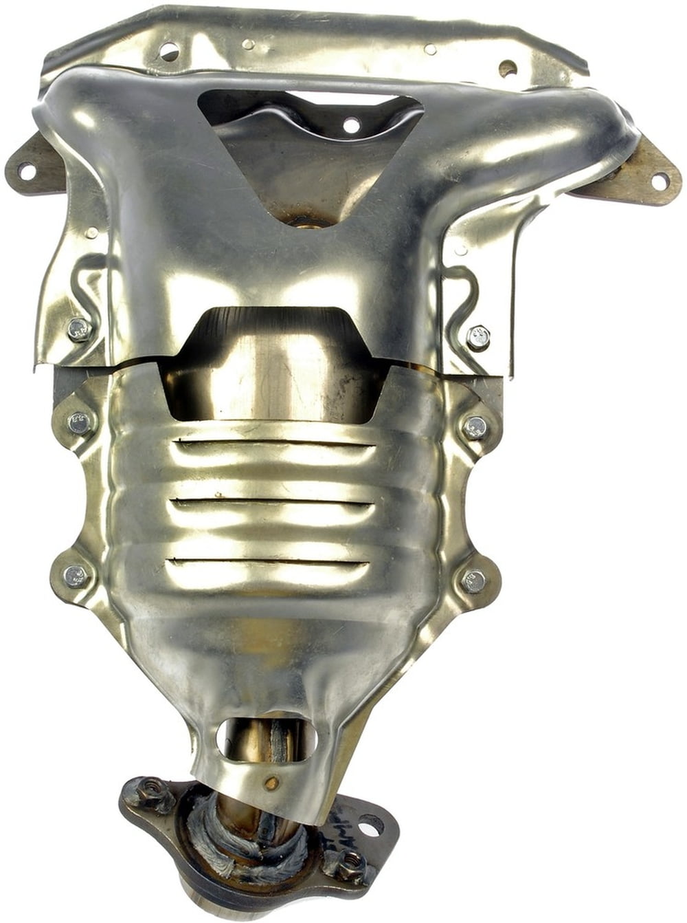Catalytic Converter with Integrated Exhaust Manifold