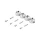 thumbnail image 1 of Crawler Hexagon Bond Climbing Solid Metal de 12 mm Hex Hex Construction Toys 1/10 RC Modelo Accesorios Reemplazo de SCX10 Silver 1 Set Inevent FN001869-01, 1 of 6