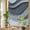 Black Gray White, variant on Black Gray Ombre Privacy Window Film, Decorative Stained Glass Window Film, Modern Abstract Moire Art Geometric Resuable Rainbow Static Cling for Home Bathroom Living Room Glass Door 17.7"x39.3"