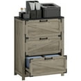 thumbnail image 1 of HOMCOM 3 Drawer File Cabinet Lateral Filing Cabinet for Home Office, Grey, 1 of 10