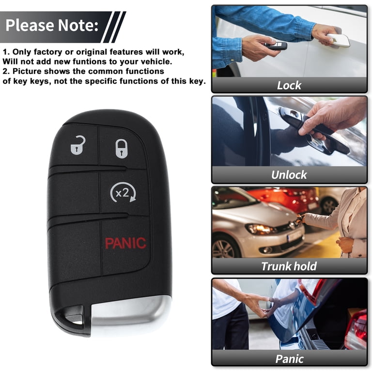 Dodge Journey Replacement Keys and Remote Control Transmitter Key Fobs