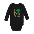 thumbnail image 1 of Tstars Boys Unisex Irish Clover Love St Patricks Day Cute Irish St Patricks Day Cute Shirts Gift for Boys Irish Shirt Pride Proud Irish Baby Long Sleeve Bodysuit, 1 of 6
