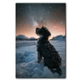 thumbnail image 3 of Starry Night Canvas Inspired Tibetan Terrier Dog Pet Family Friend Peace Oil Painting Art Print Poster Wall Decor, 3 of 6