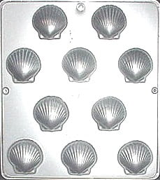 Small Shell Seashell Chocolate Candy Mold Candy Making  142 NEW 