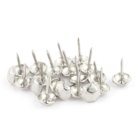 11mm Dia Stainless Steel Thumbtack Upholstery Decorative Tack Nail 20Pcs