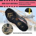 thumbnail image 4 of Blapek Steel Toe Work Boots for Women Construction Safety Boot Indestructible Shoes Lightweight Comfortable Slip Resistant Puncture Proof Slip Resistant Working Sneakers 10, 4 of 7
