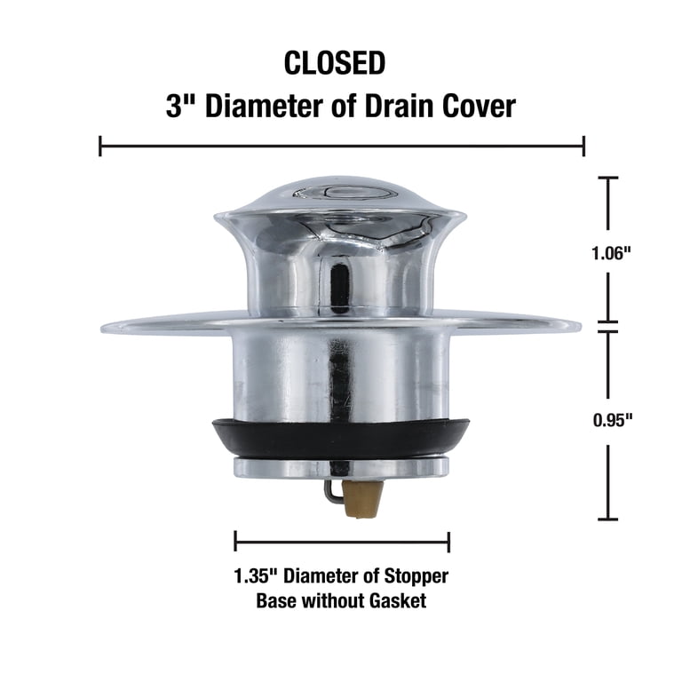 Danco EZ Drain Cover Touch-Activated Bathtub Stopper photo 7