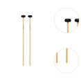 Yunhgft 2 Pieces Mallet Marimba Mallets Wood Handle Vibraphone Mallets ...