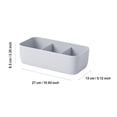 thumbnail image 2 of Gkeoshab Home Textile Storage Grid Socks Storage Box Plastic Underwear Panties Storage Box Desktop Drawer Organizer Box Can Be Stacked Home & Garden, 2 of 2