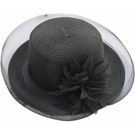 YooGuoGuo Womens Beach Sun Straw Hat Travel Foldable Brim Summer Party Hat