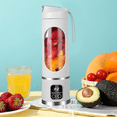 thumbnail image 2 of Portable Blender Electric Juicers Fruit Mixers USB Rechargeable Smoothie Mini Blender Personal Juicer, 2 of 8